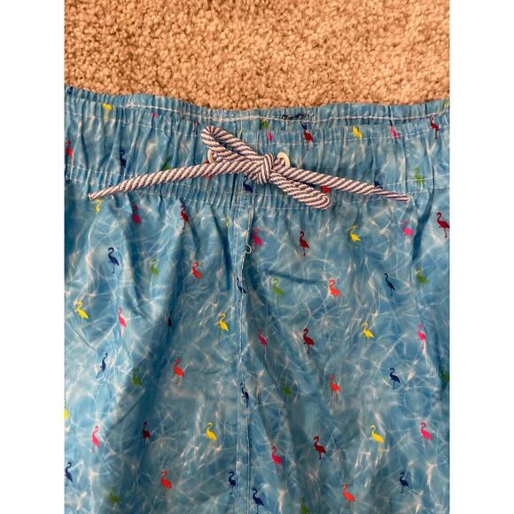 NWT Tailorbyrd Men's Flamingo Swim Trunks, XXL - Picture 4 of 5